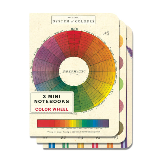 Colour Wheel Mini Notebooks S/3