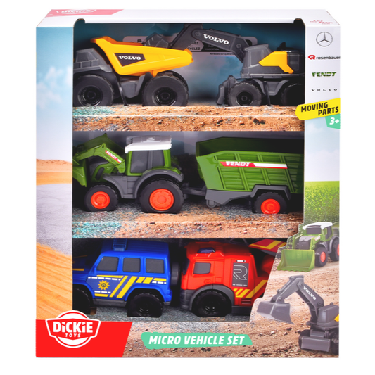 Dickie Micro City Team - Toy Vehicle Set