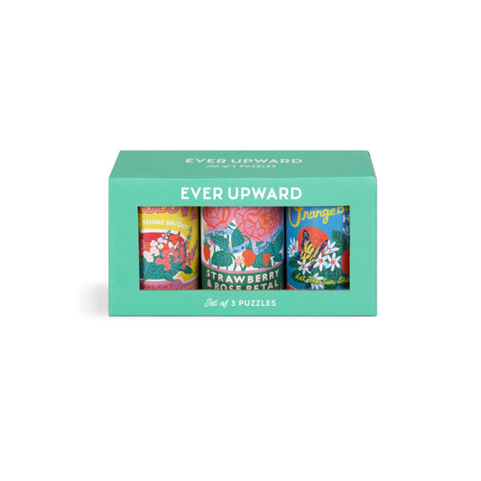 Ever Upward Set of 3 Puzzles in Tins