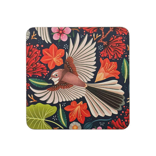 Chirpy Fantail Coasters - Set of 4
