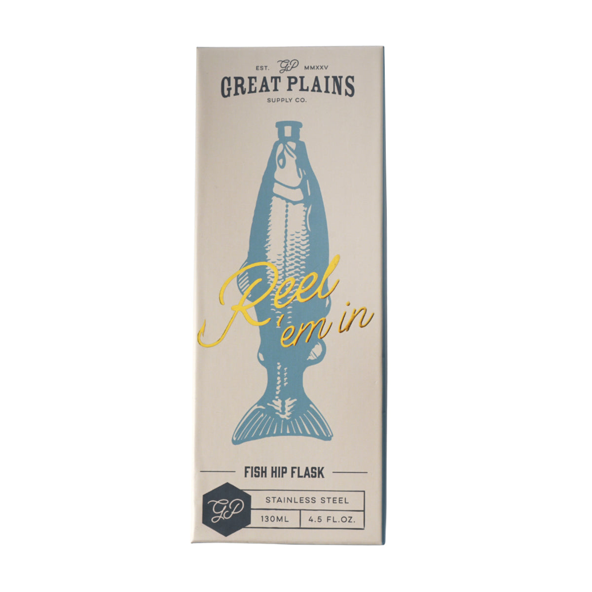 Great Plains - Fish Hip Flask