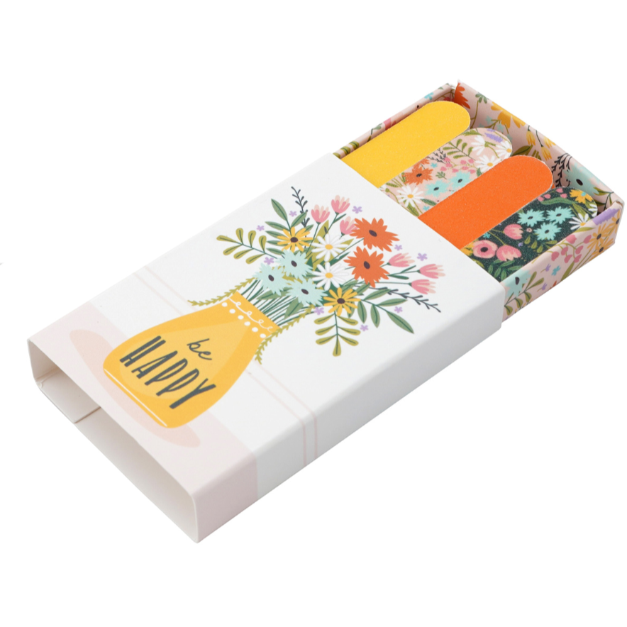 Matchbox Nail Files - The Flower Market