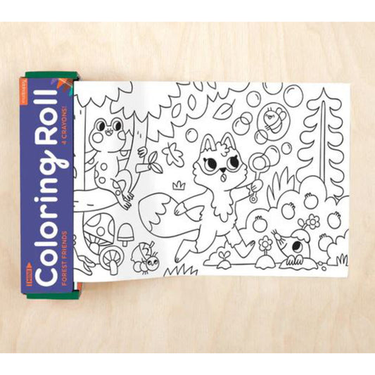 Forest Friends - Mini Colouring Roll