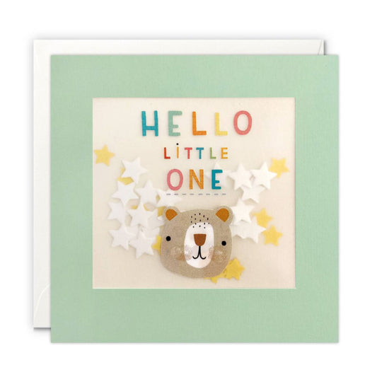 Card - Hello Little One Shakie