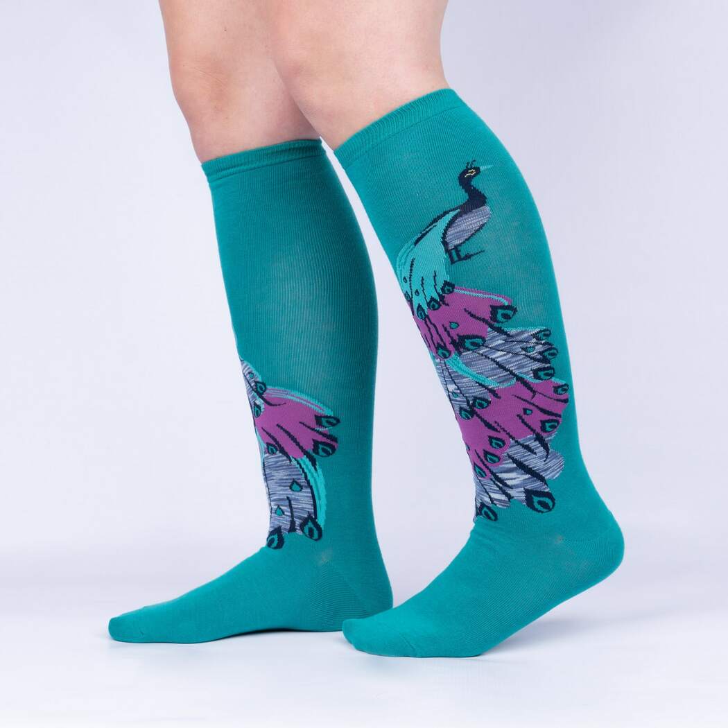 A Fan-tastic Tail - Women's Knee Length Socks