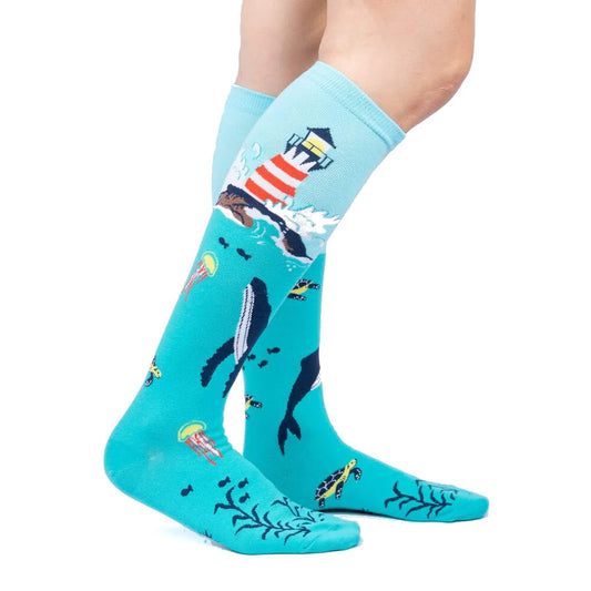 Light Up My Life - Women's Knee Length Socks