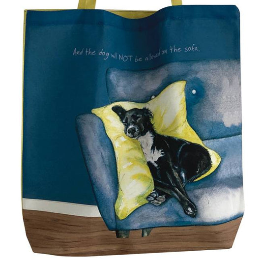 Little Dog Laughed - Packable Tote Bag - Not On The Sofa