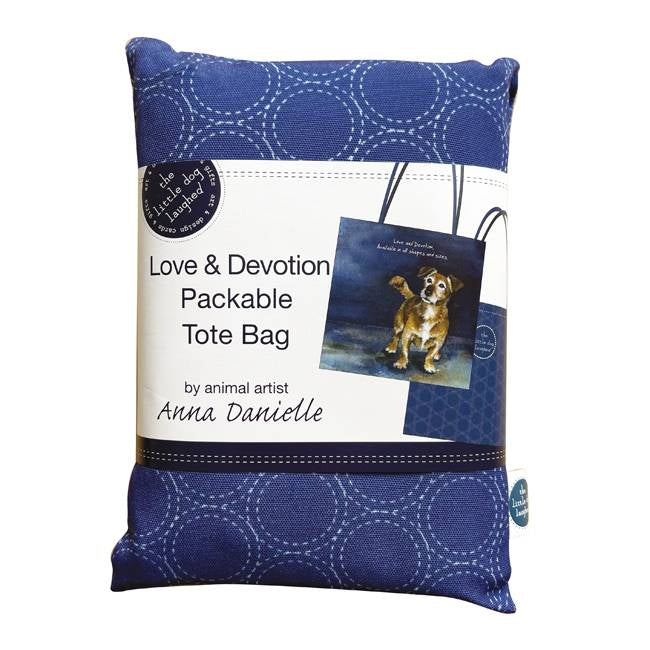 Little Dog Laughed - Packable Tote Bag - Love & Devotion