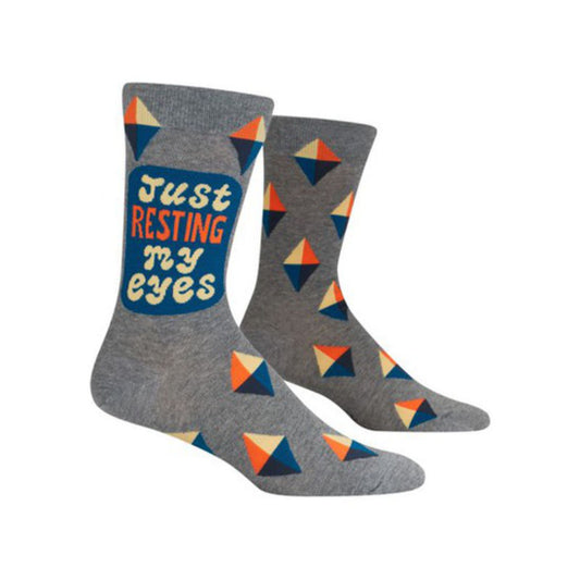 Resting My Eyes - Men's Crew Socks