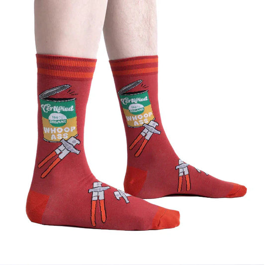 Opening a Can - Men's Crew Socks