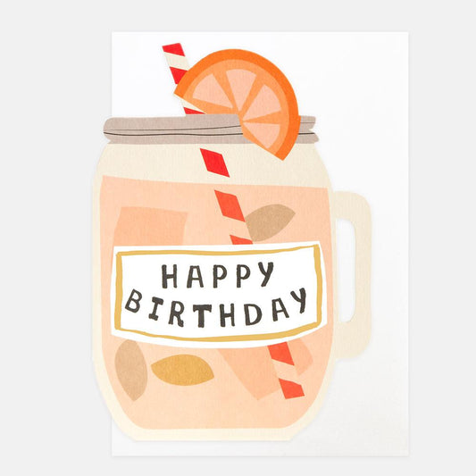 Card - Pink Cocktail Birthday