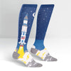 3 2 1 Lift Off - Knee Length Socks - The Red Dog Gift Shop