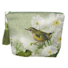 Birds & Botanicals Rifleman Velvet Cosmetic Bag