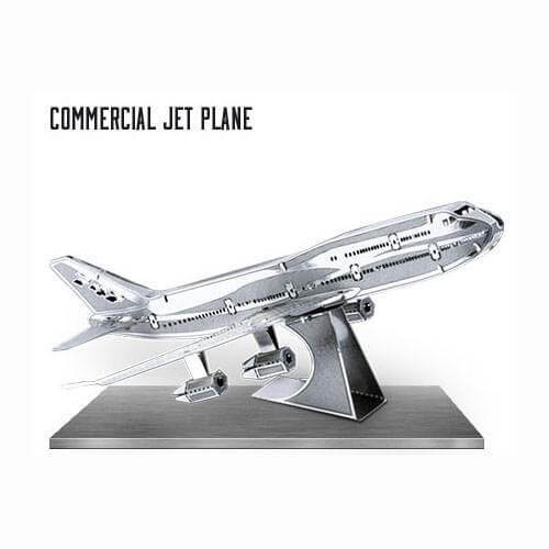 Boeing 747 - Commercial Jet Airplane - Metal Earth Model - The Red Dog Gift Shop NZ