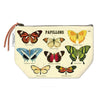 Vintage Cavallini Print Pouch - Butterflies