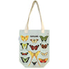 Vintage Cavallini Print Tote Bag - Butterflies