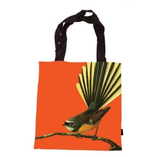 Tote Bag Bright Fantail The Red Dog Gift Shop NZ