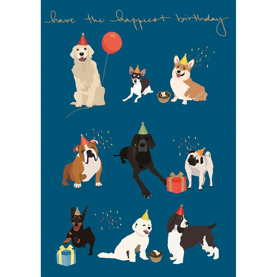 Card - Have the Happiest Birthday - The Red Dog Gift Shop