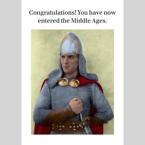 Card - The Middle Ages - The Red Dog Gift Shop NZ