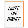 Card - You're The Winner - The Red Dog Gift Shop NZ