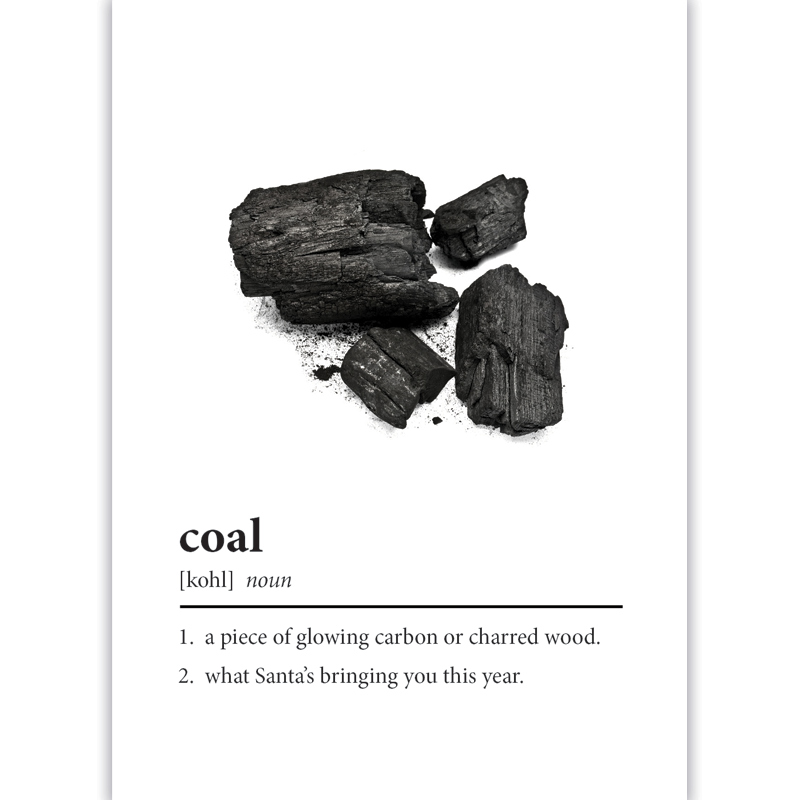 Card - Coal