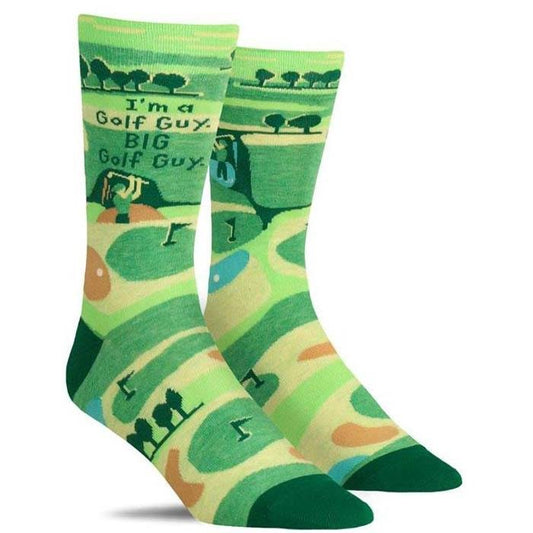 Golf Guy - Men's Crew Socks - The Red Dog Gift Shop NZ