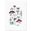 Happy Campers - Tea Towel - The Red Dog Gift Shop NZ