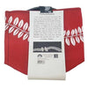 Jo Luping Design - Ecofelt Growbag -White Pohutukawa on Red - The Red Dog Gift Shop NZ