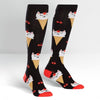 Kitty Cone - Women's Knee Length Socks - The Red Dog Gift Shop NZ
