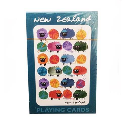 Kiwiana Playing Cards - Woolly Brights