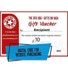 Online Gift Voucher / Code - $10 - The Red Dog Gift Shop NZ