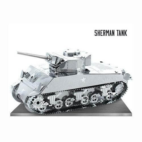 Sherman Tank - Metal Earth Model - The Red Dog Gift Shop NZ