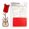 Tulip in Vase - Wooden Kitset Model - The Red Dog Gift Shop NZ