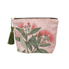 Vintage Botanicals Pohutukawa Velvet Cosmetic Bag - The Red Dog Gift Shop NZ