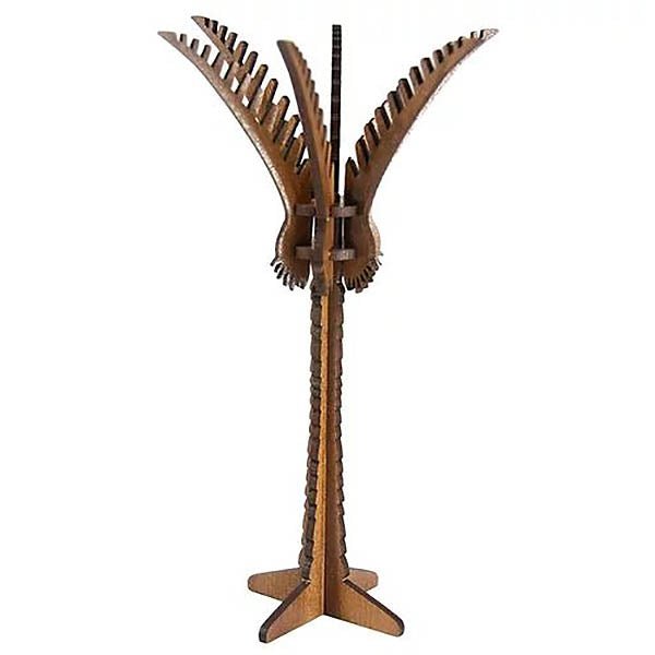 Wooden Kitset Model Nikau Palm Tree The Red Dog Gift Shop NZ